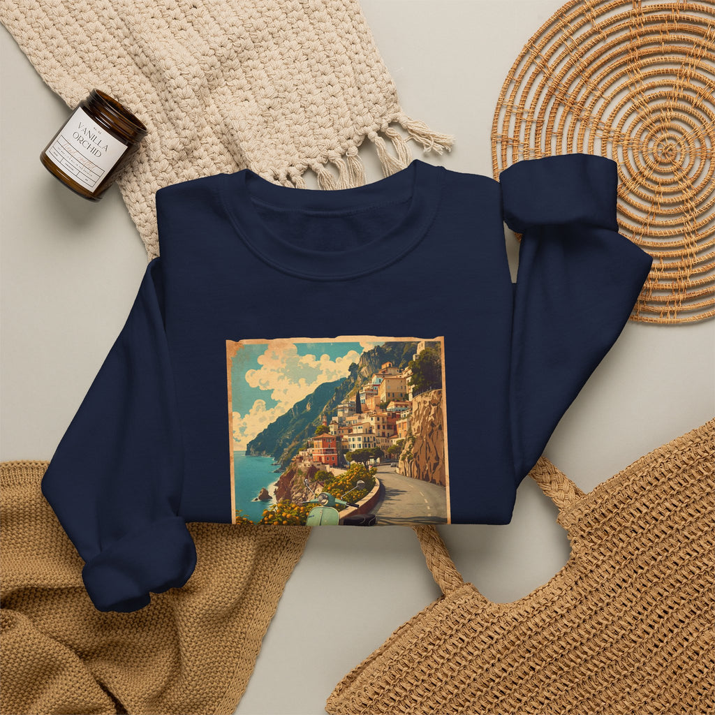 Ciao Italia 'Vespa' Art print on Unisex Heavy Blend™ Crewneck Sweatshirt