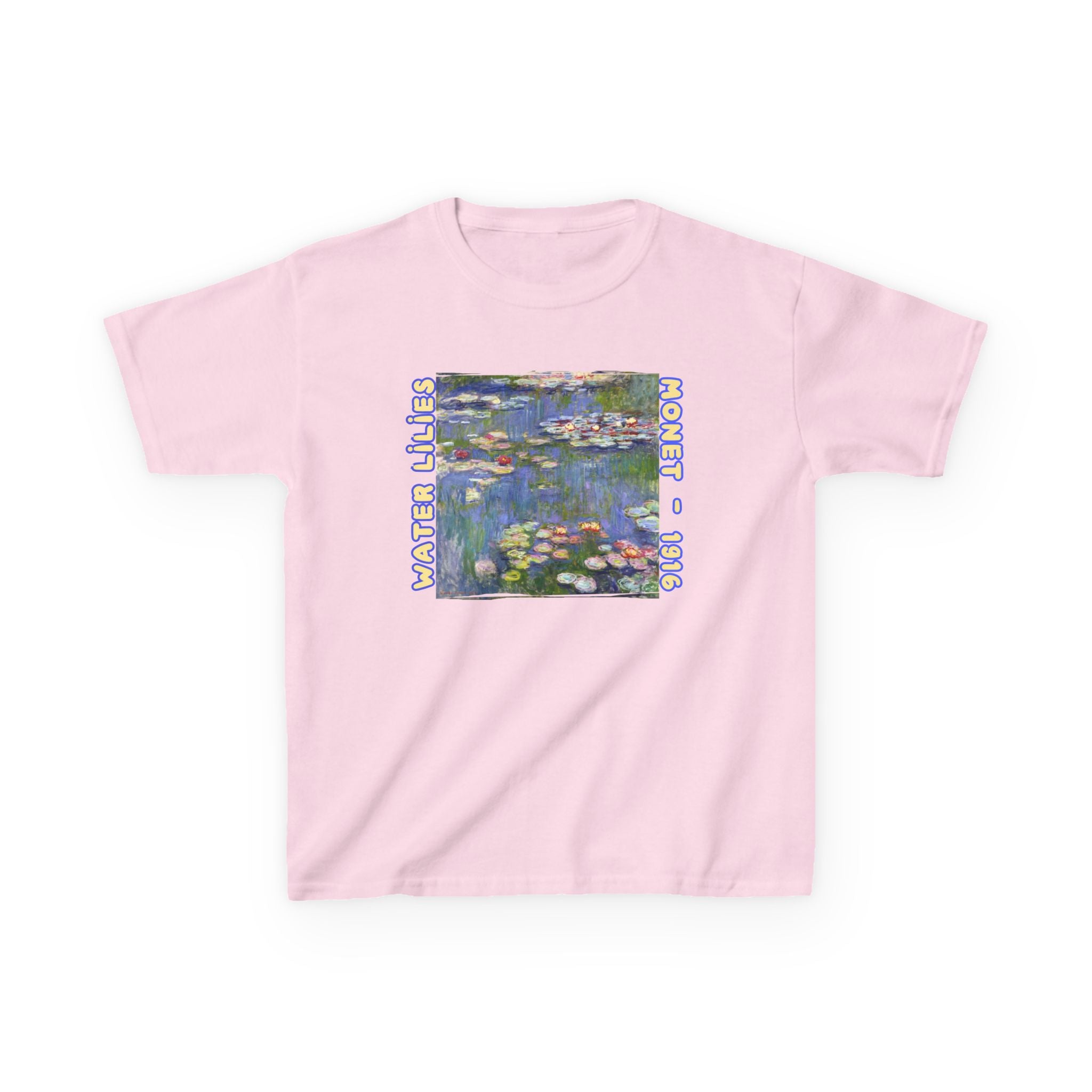 Kids T‑Shirt — Monet Water Lilies Art Print (Water Lilies, 1916)