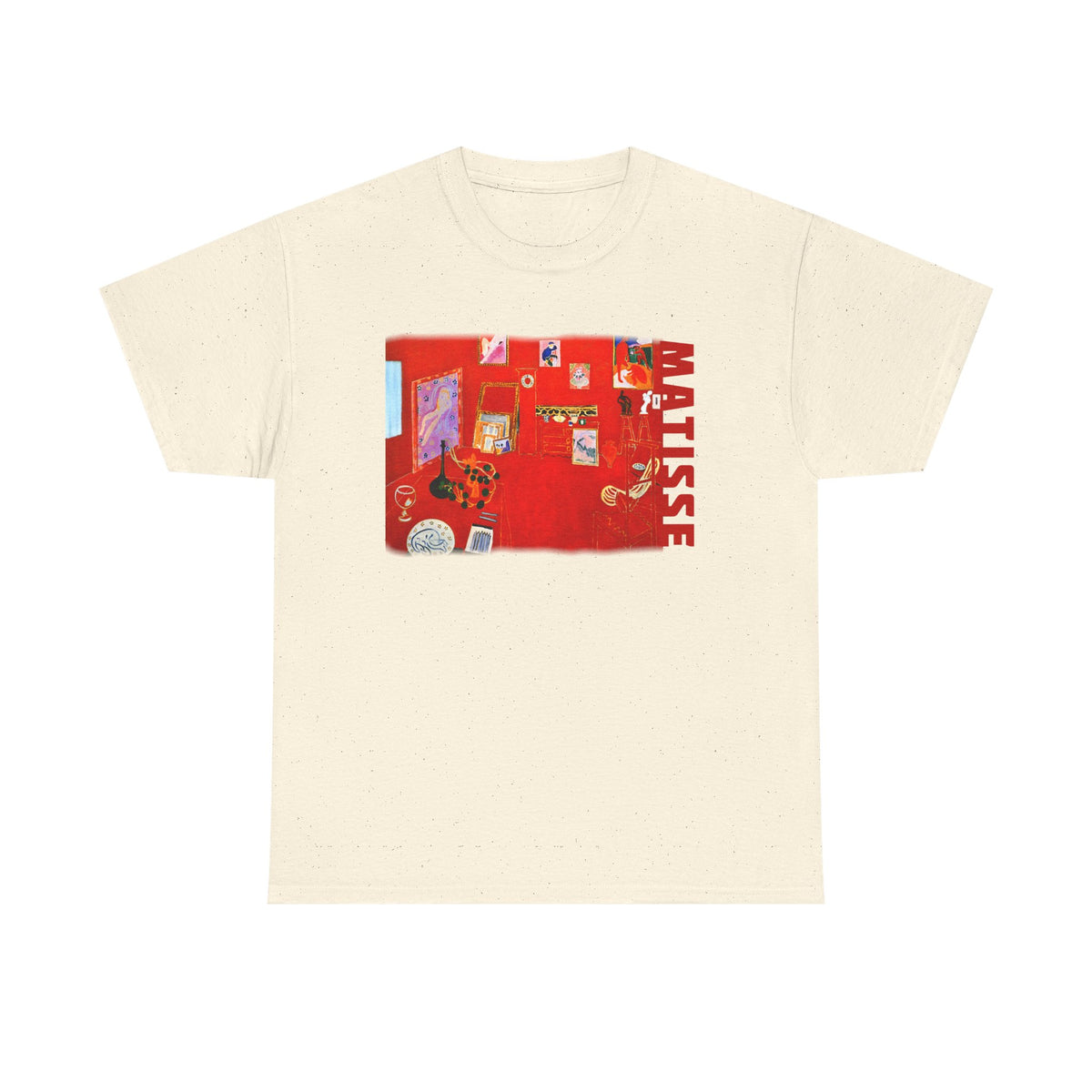 Matisse Art print The Red Studio 1911 on 100% cotton unisex T shirt