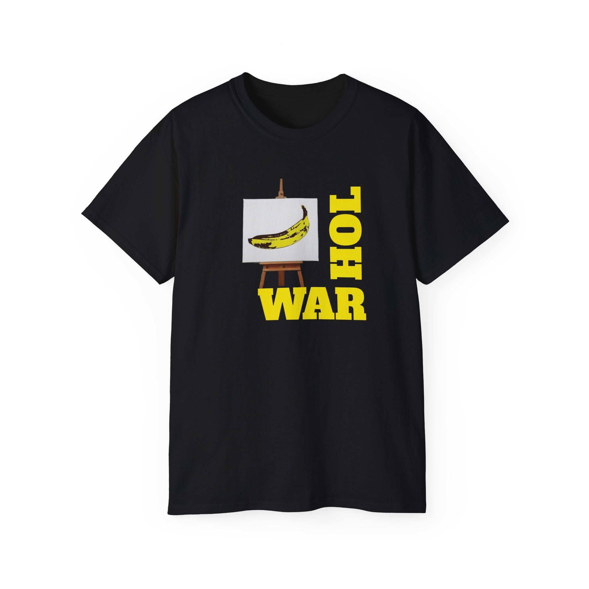 Warhol Art print on environmentally-friendly thicker cotton unisex soft style T Shirt