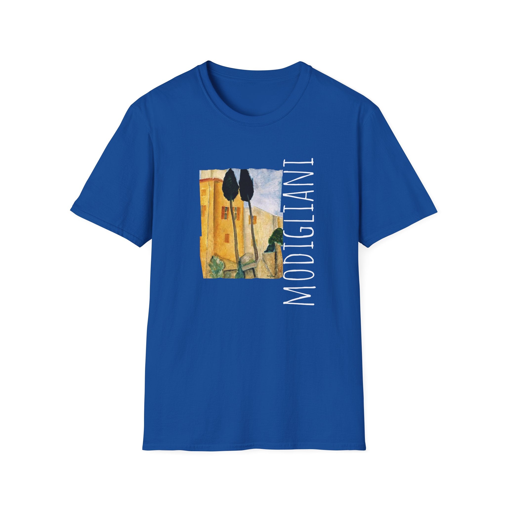 Unisex soft style Tshirt with Modigliani Art print