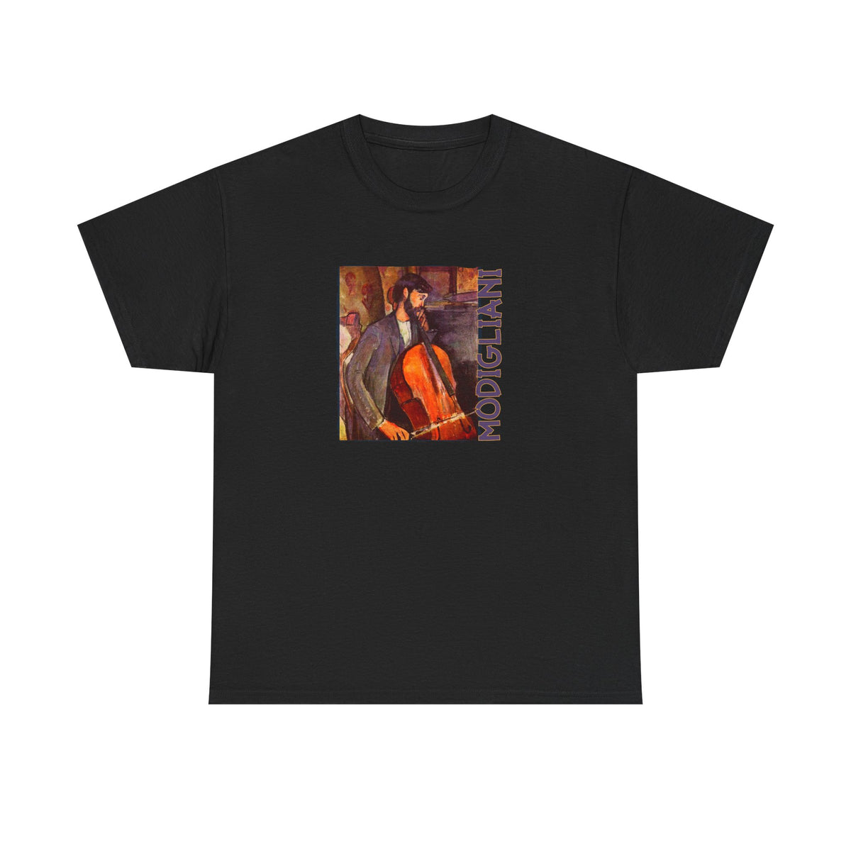 Modigliani Art print of  'The Cellist' on soft breathable 100% cotton