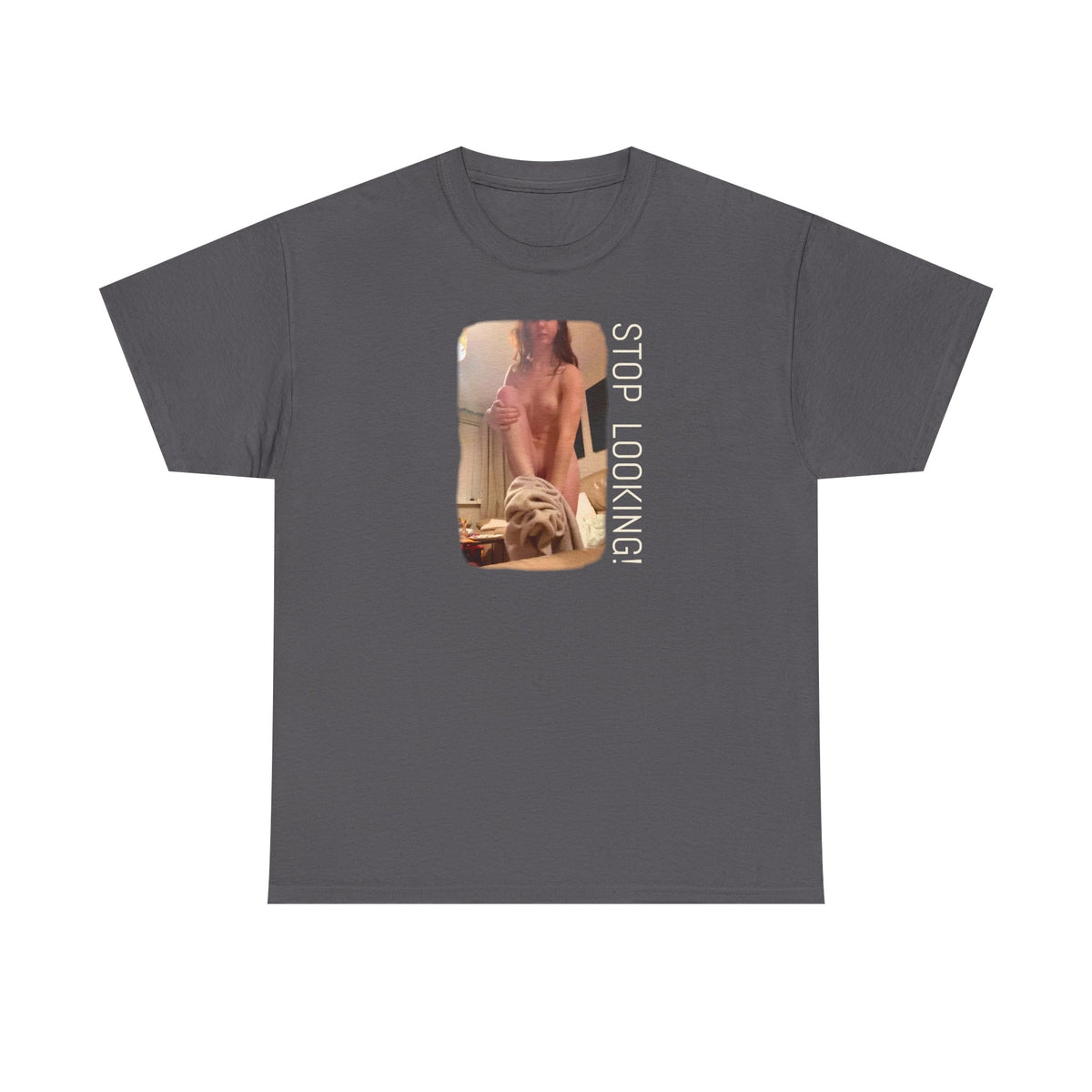 The Undresser. Art print on heavy cotton blah blah T shirt thingamy