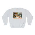 Paris Cafe Vintage Crewneck Blend Sweatshirt - "Salut Paris, Je t'aime" Art print