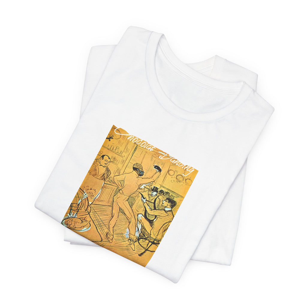 Toulouse Lautrec 'Chocolat Dancing'  Art print on  soft cotton lightweight T shirt