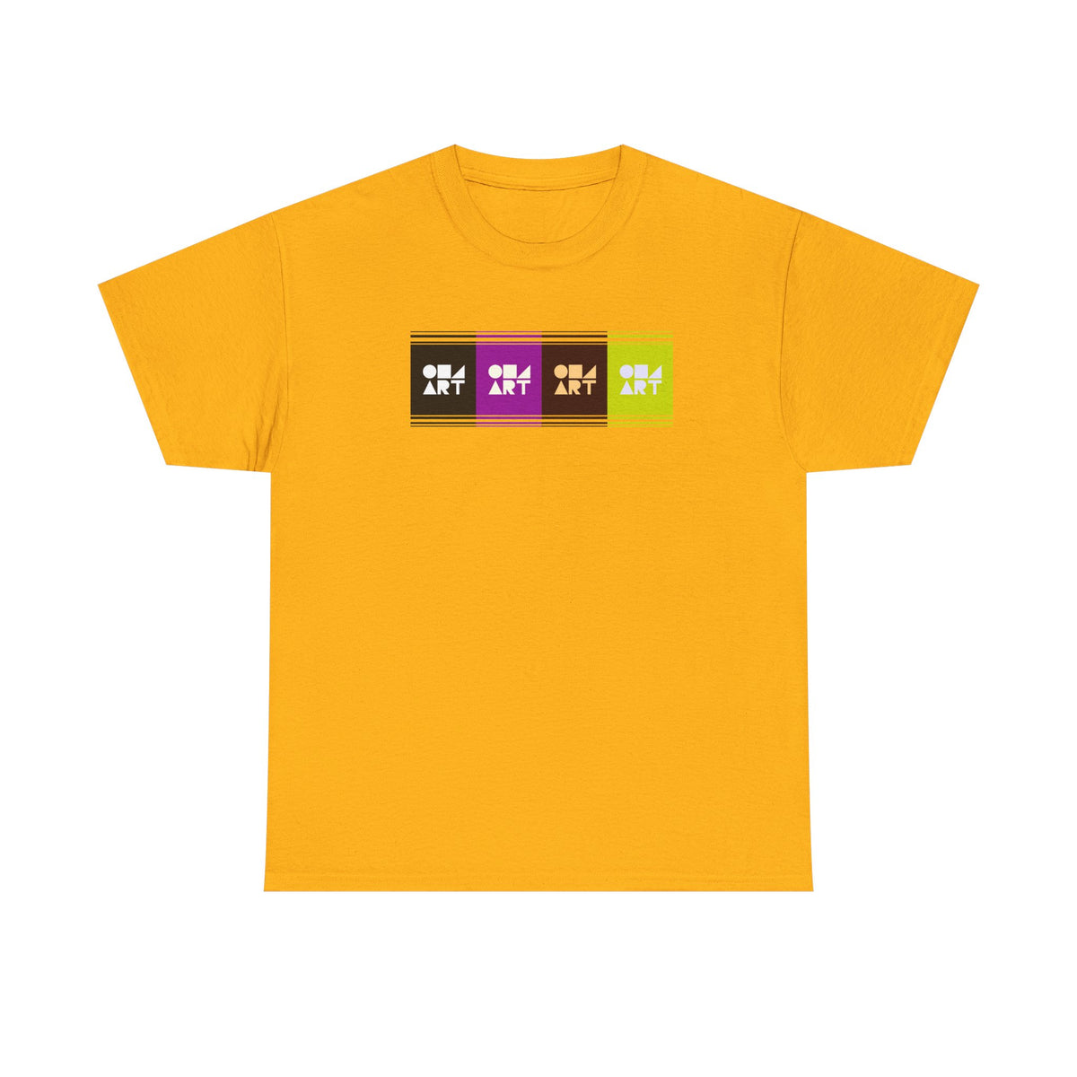 Retro Pop Graphic Tshirt saying ART on 100% soft cotton .