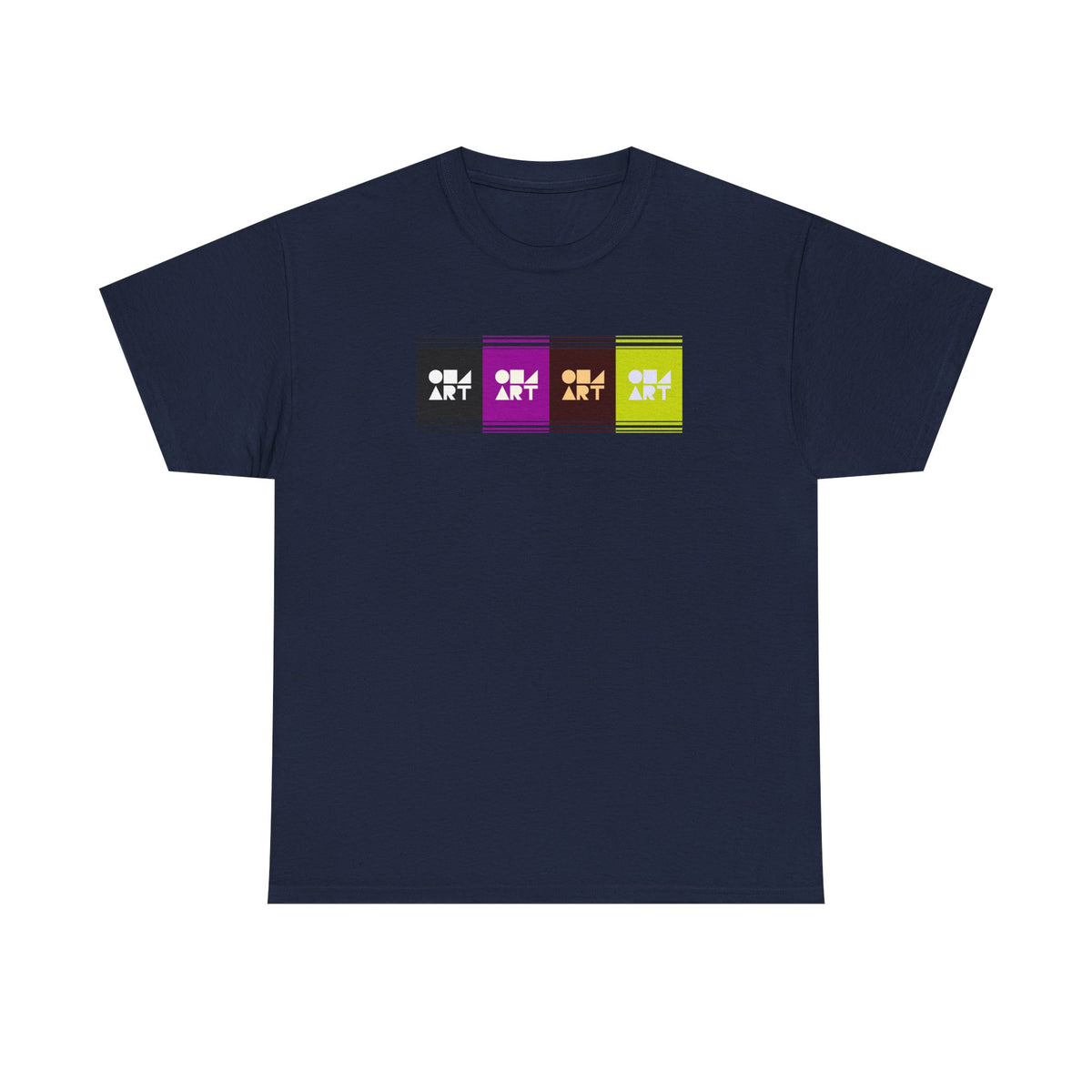Retro Pop Graphic Tshirt saying ART on 100% soft cotton .