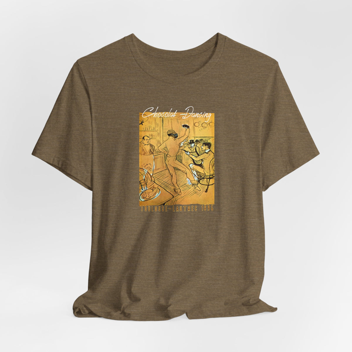Toulouse Lautrec 'Chocolat Dancing'  Art print on  soft cotton lightweight T shirt