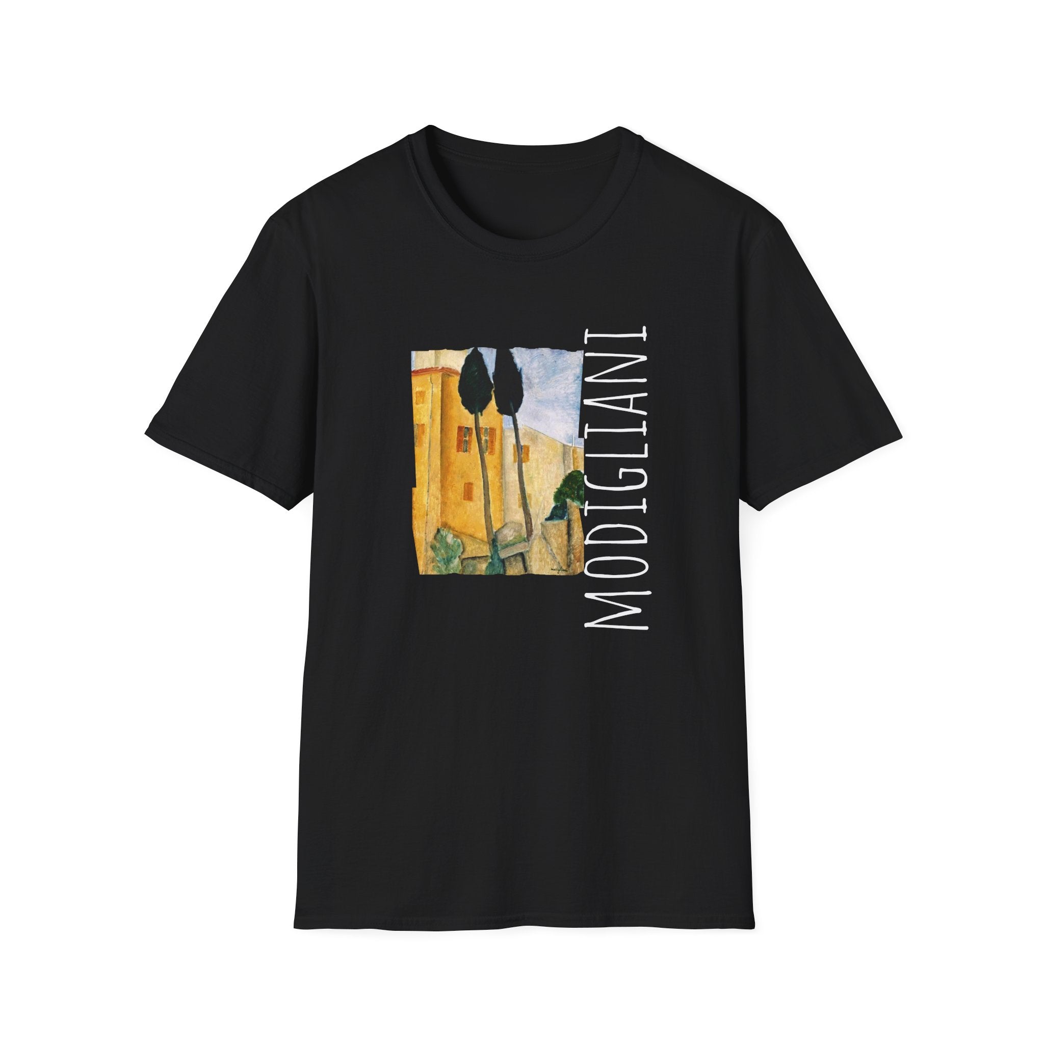 Unisex soft style Tshirt with Modigliani Art print