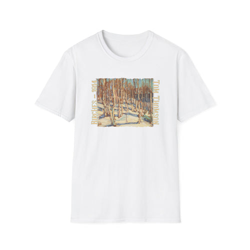'Birch Forest' 1914. Tom Thomson design on 100% cotton lightweight t shirt