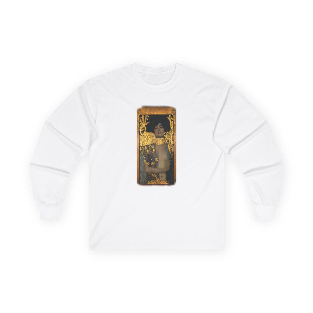 Gustave Klimt Art print on thick feel cotton Long Sleeve Tshirt