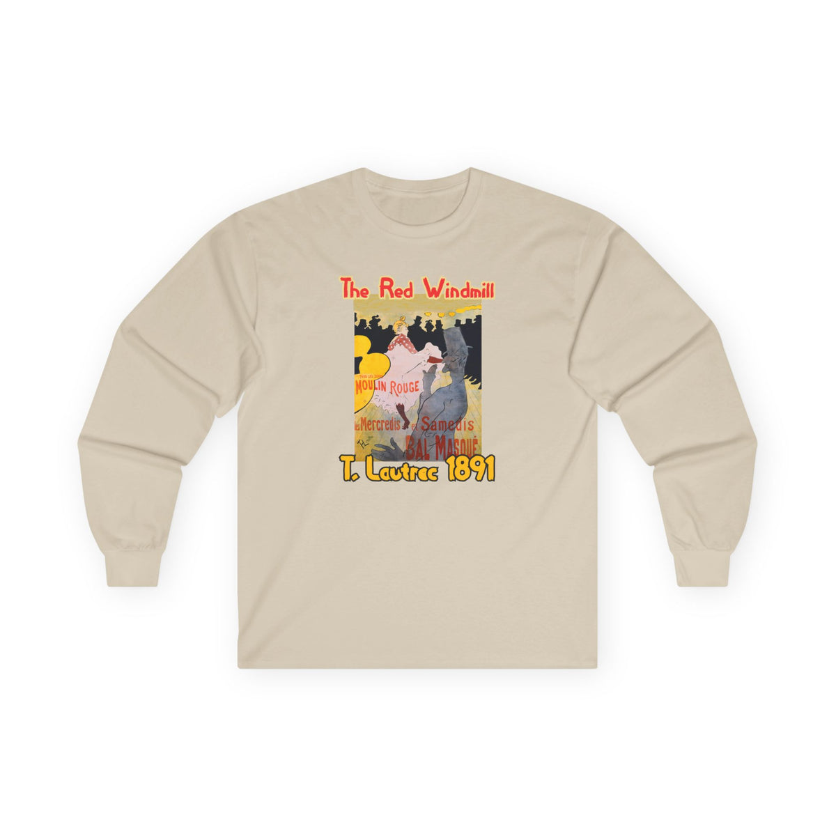 T-shirt manches longues avec impression Moulin Rouge