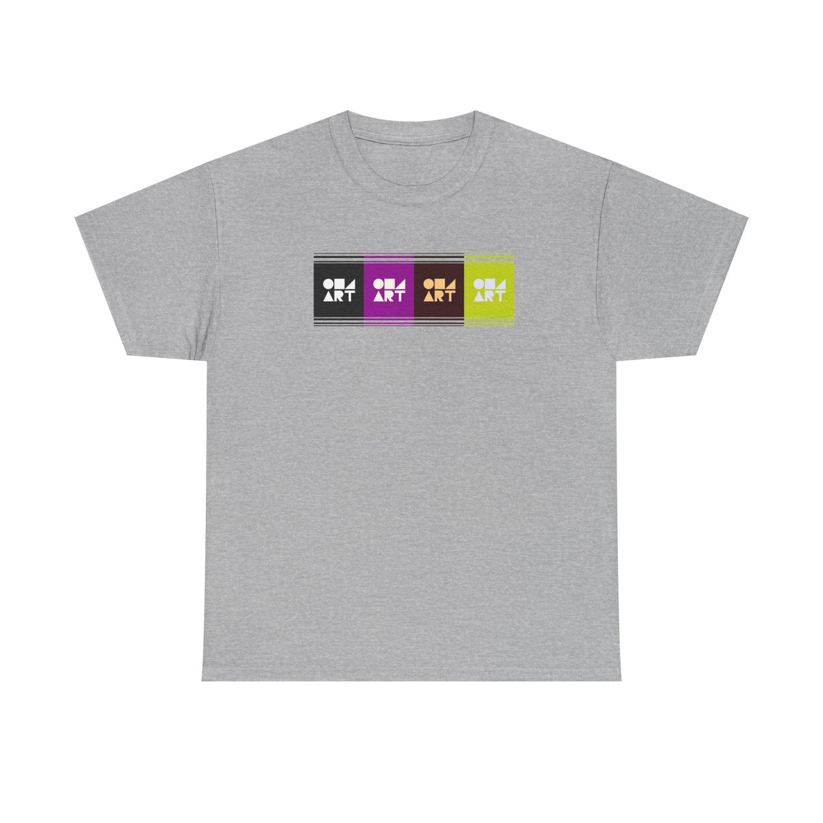 Retro Pop Graphic Tshirt saying ART on 100% soft cotton .