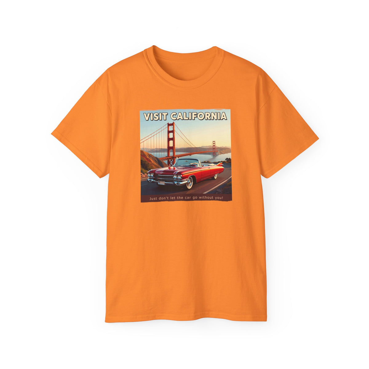 Vintage 'Visit California' Tee — Classic Art print on thicker vintage feel cotton.