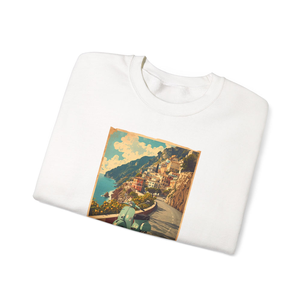 Ciao Italia 'Vespa' Art print on Unisex Heavy Blend™ Crewneck Sweatshirt