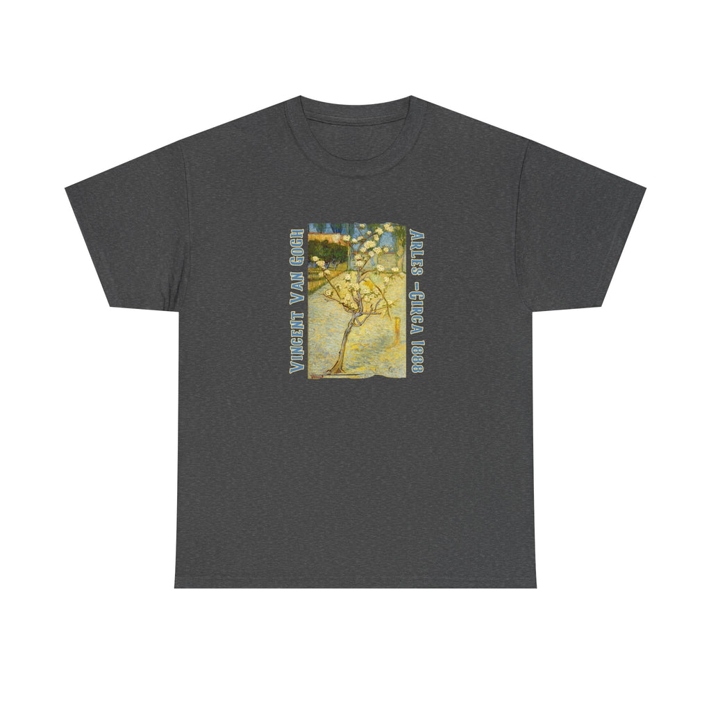 Heavy Cotton  T Shirt— Van Gogh Almond Tree Art print
