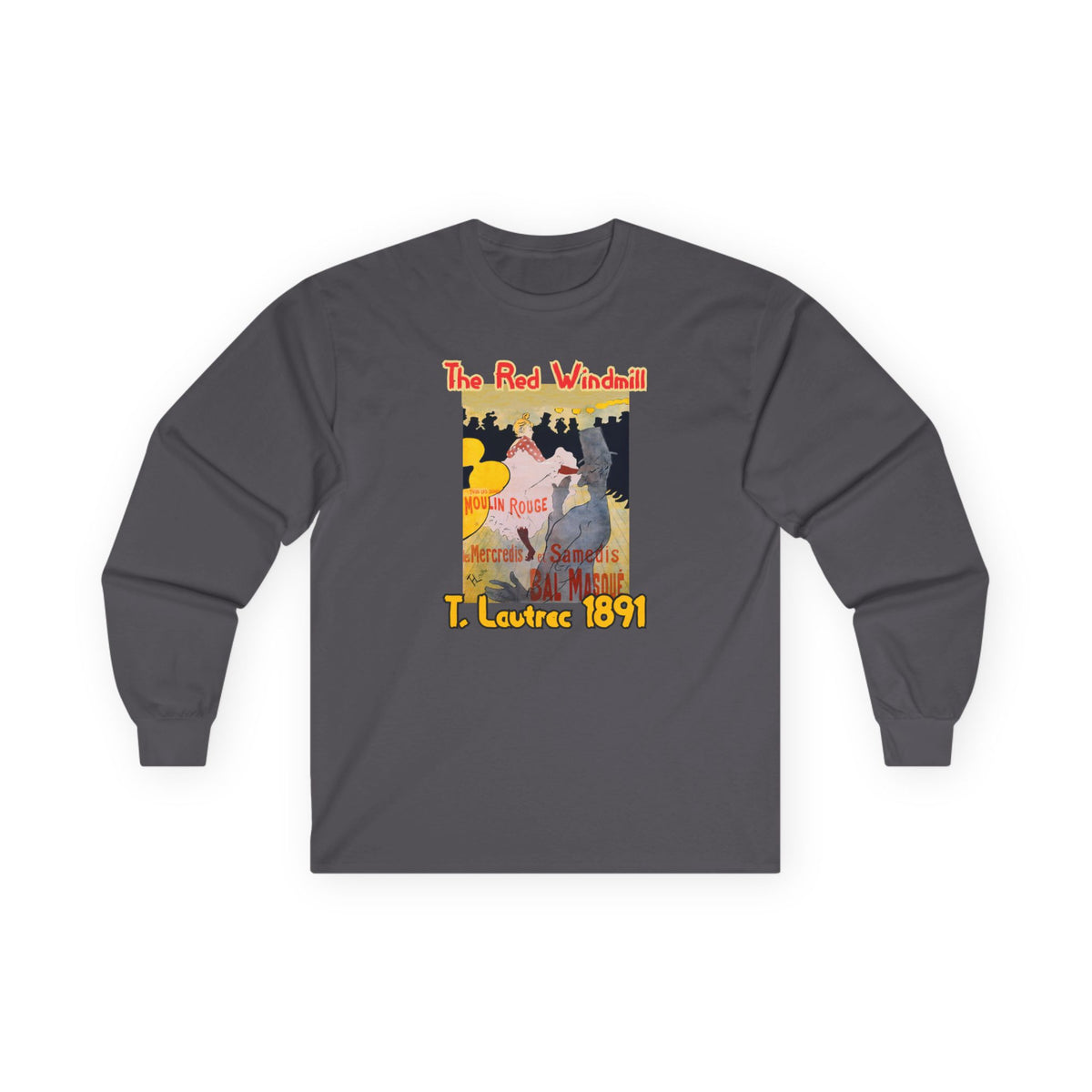 T-shirt manches longues avec impression Moulin Rouge