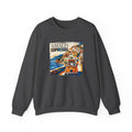 'Amalfi Espresso' pop poster Art print on  Crewneck 50/50 cotton blend Sweatshirt.