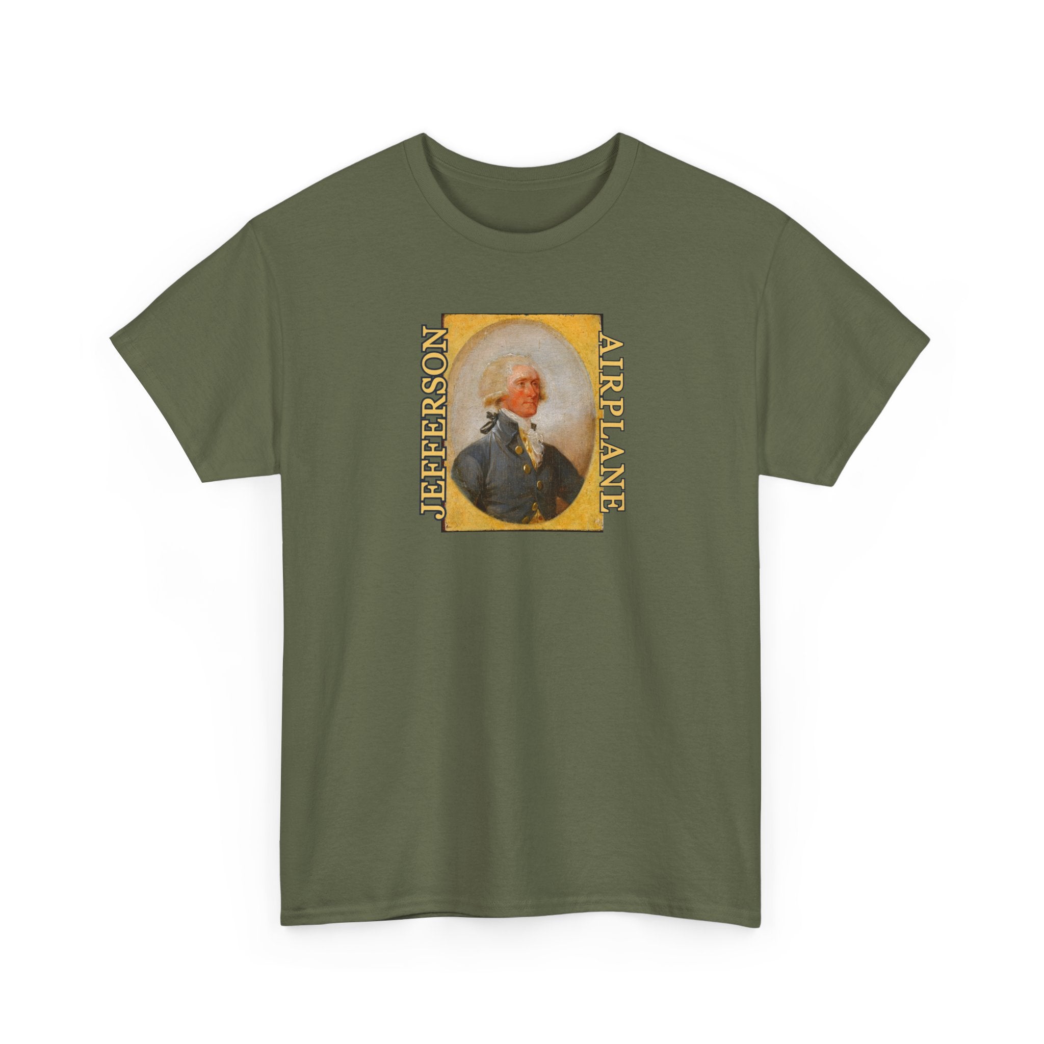 Jefferson Airplane July 4th T shirt on 100% medium weight cotton.
