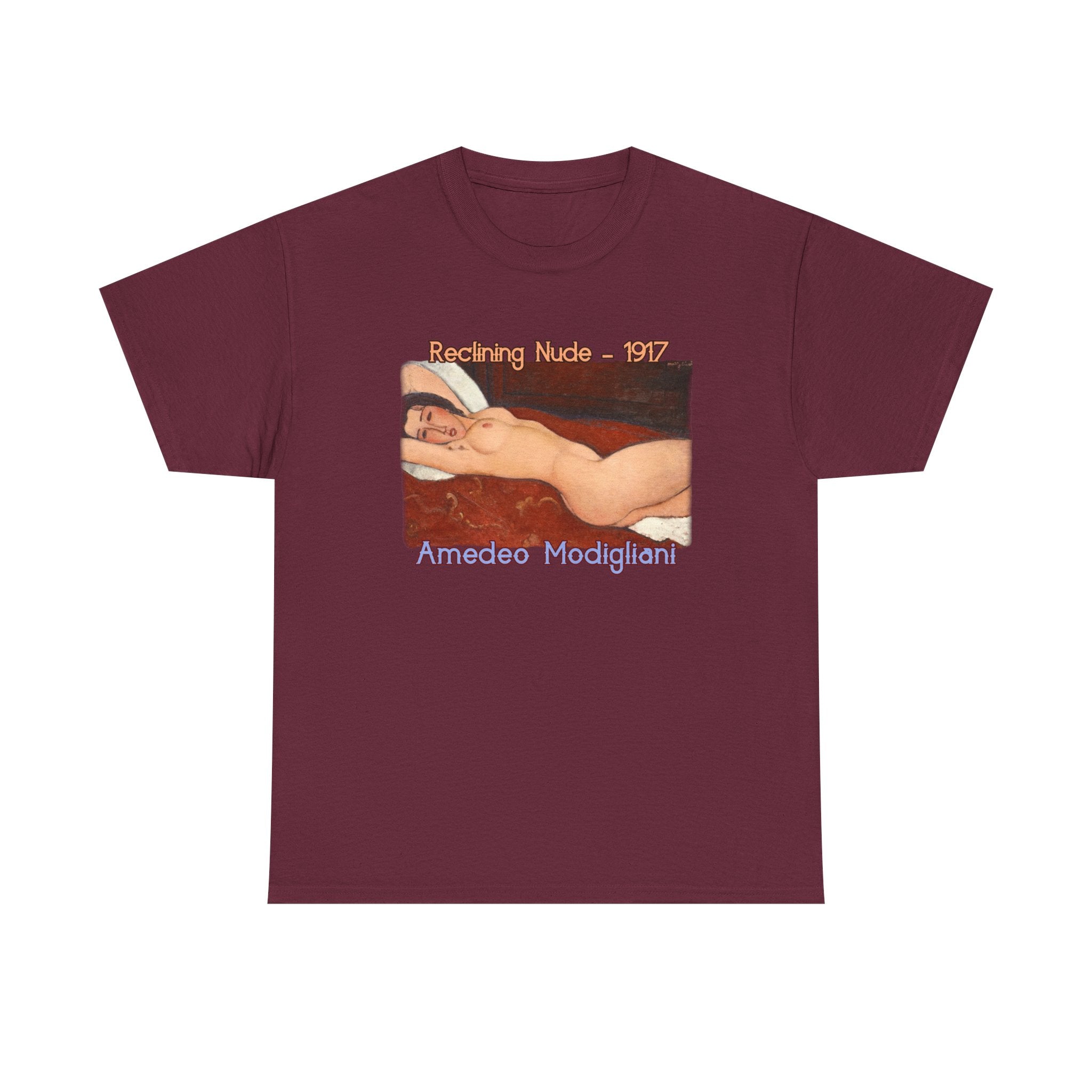 Amedeo Modigliani "Nude" Art print on 100% cotton T shirt
