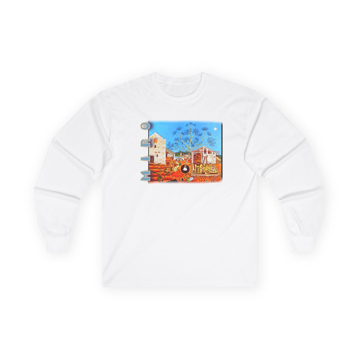 Joan Miro Art print 'The Farm' on Long Sleeve thicker cotton Tee.