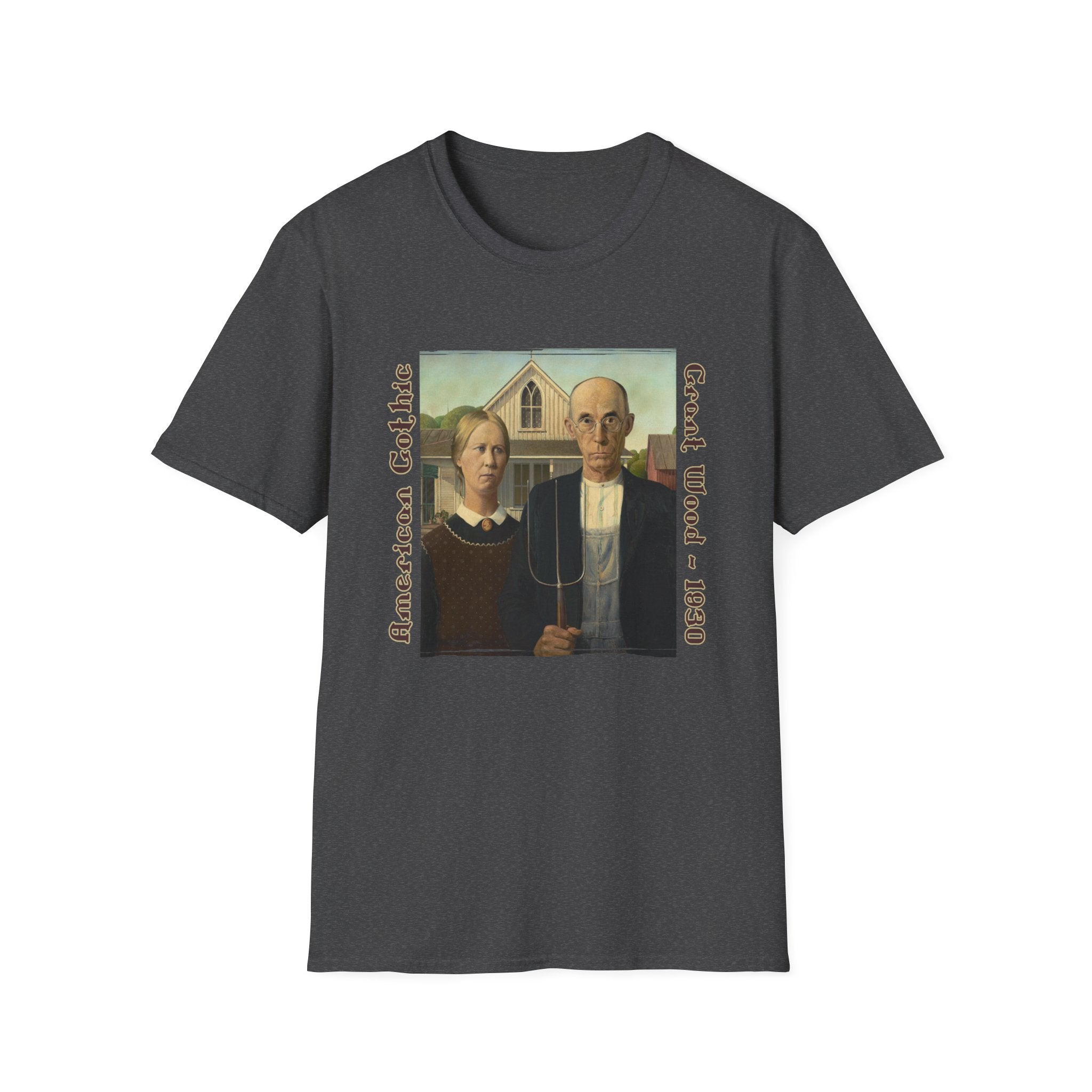 American Gothic T-Shirt – Grant Wood 1930 Art Tee