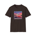"America on the Road" Vintage Car Tee on 100% lightweight cotton