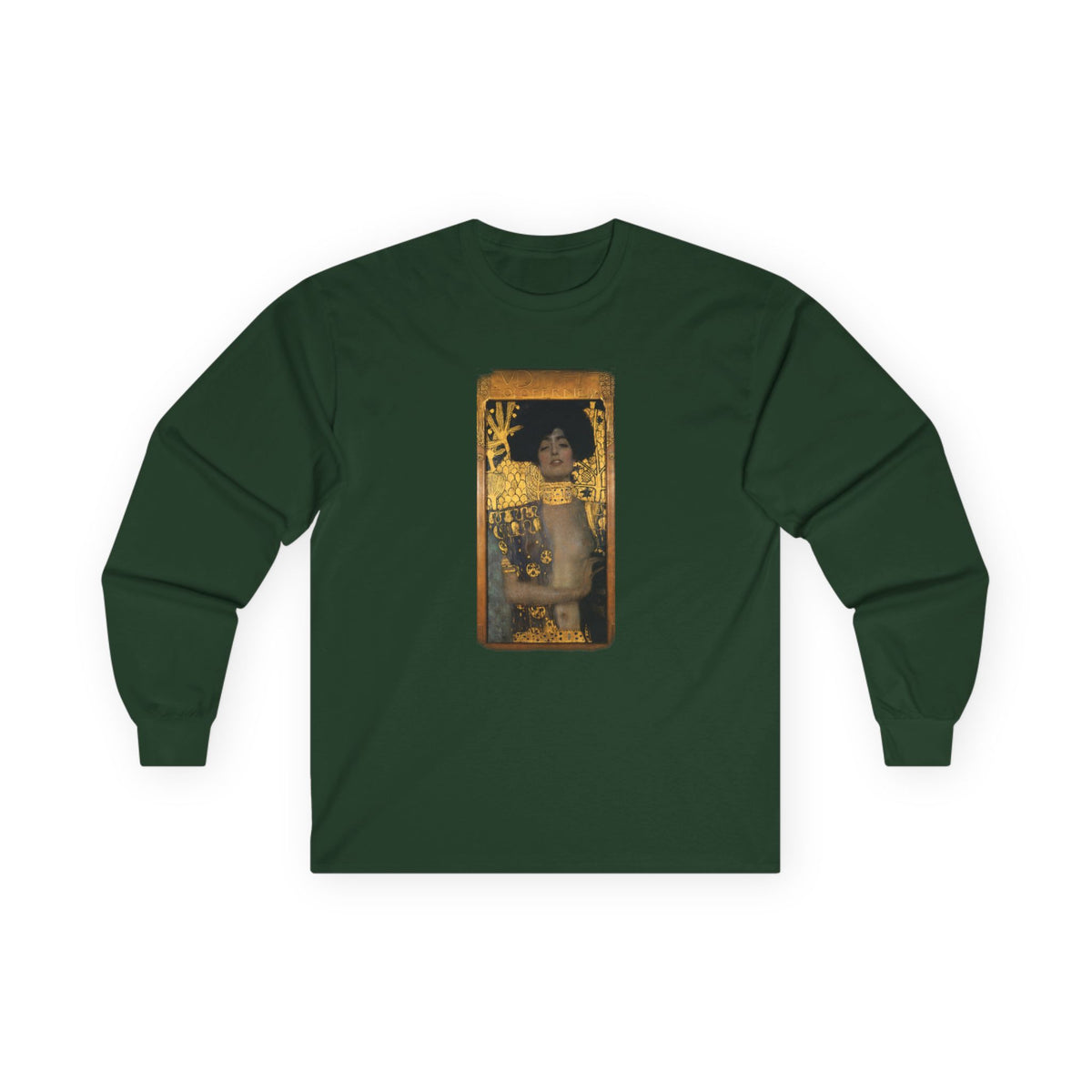 Gustave Klimt Art print on thick feel cotton Long Sleeve Tshirt