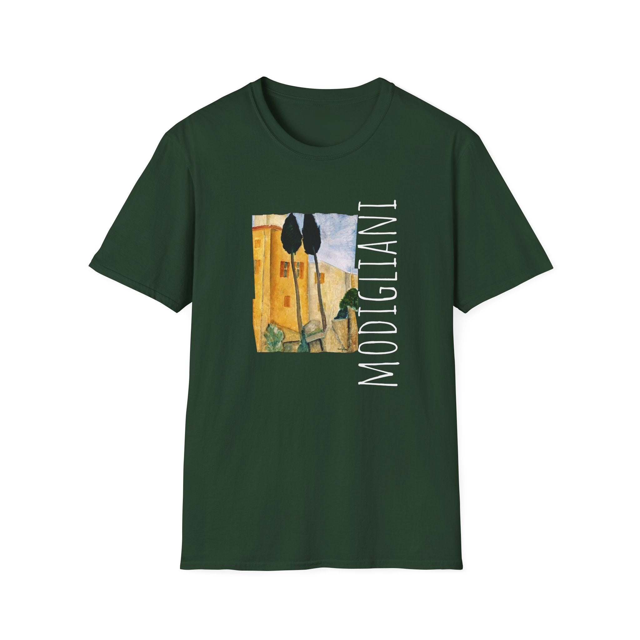 Unisex soft style Tshirt with Modigliani Art print