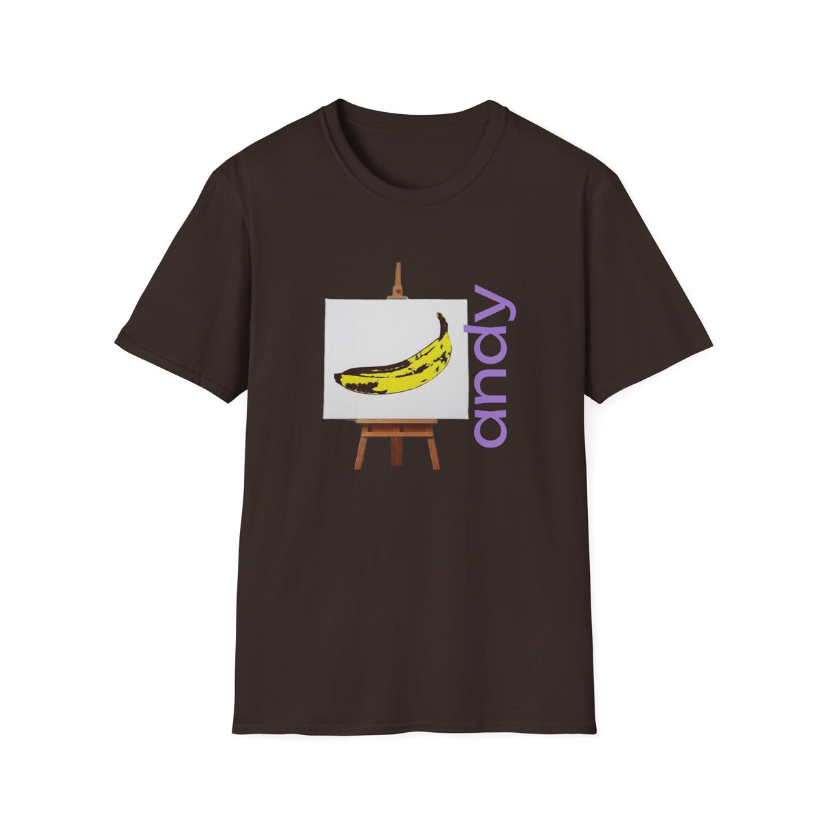 Warhol and the Velvet Underground Pop Art print on unisex Cotton T shirt with ribbed collar.