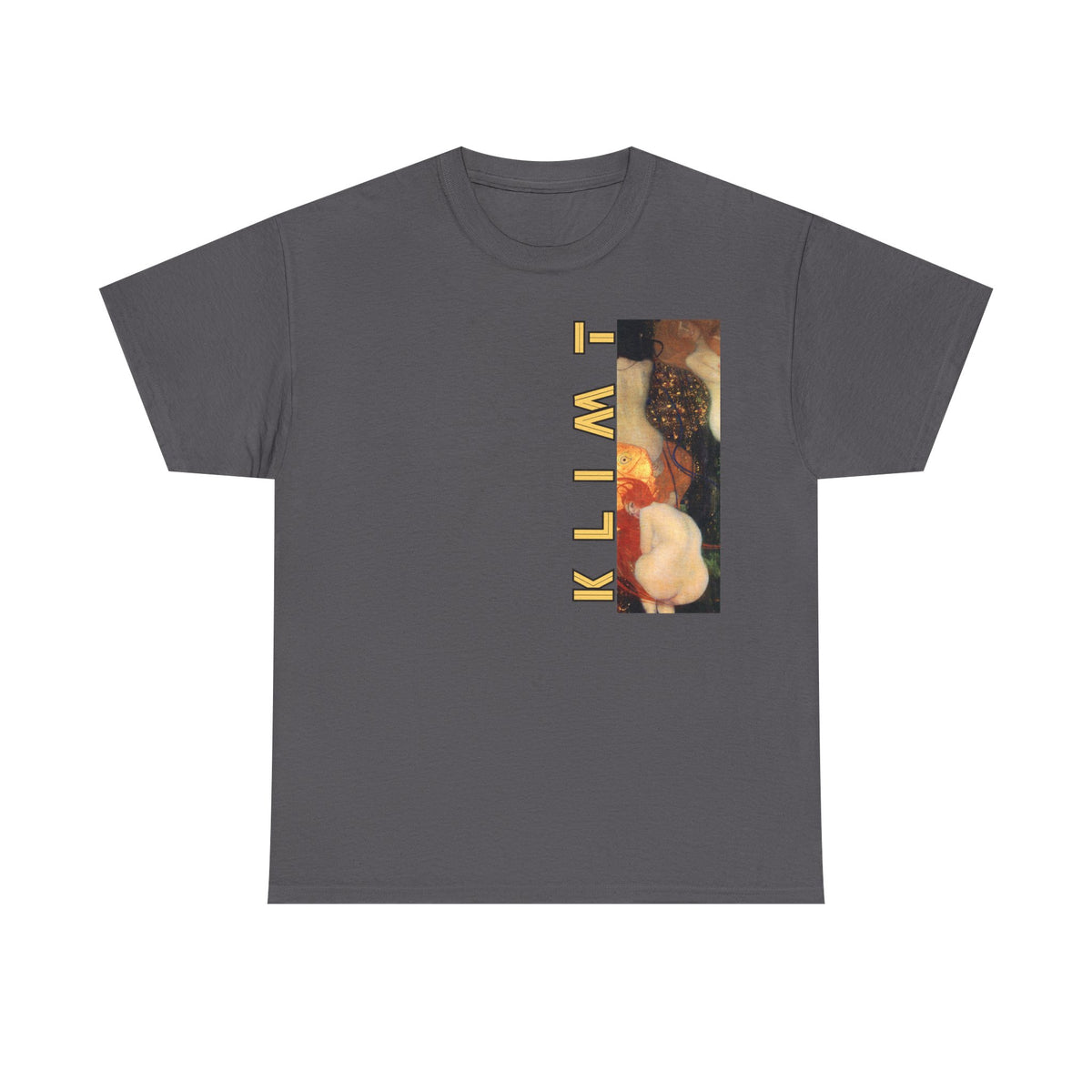 Klimt 'Goldfish' Art print on medium weight 100% cotton T shirt
