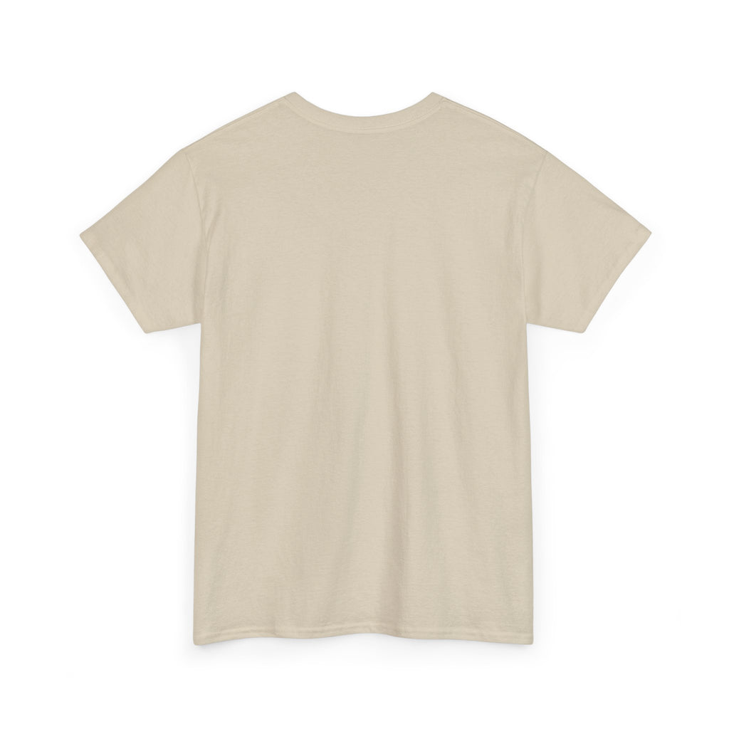 Highway 66 with old car Art print on Unisex Heavy Cotton Tshirt.