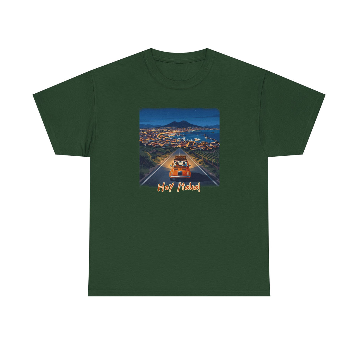 T-shirt en coton doux de poids moyen avec imprimé La Dolce Vita