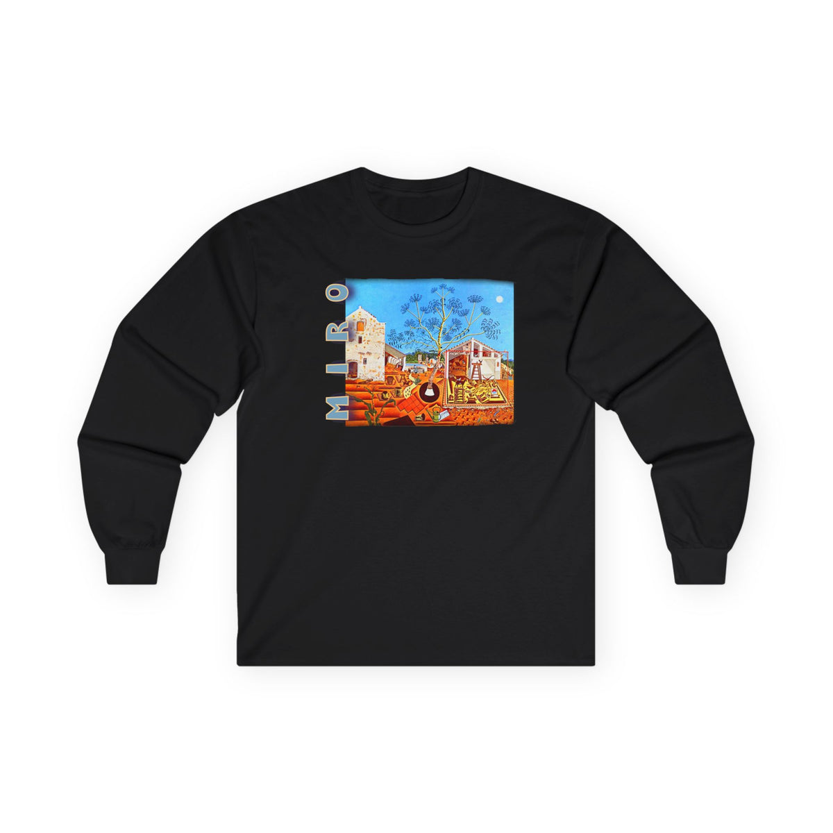 Joan Miro Art print 'The Farm' on Long Sleeve thicker cotton Tee.