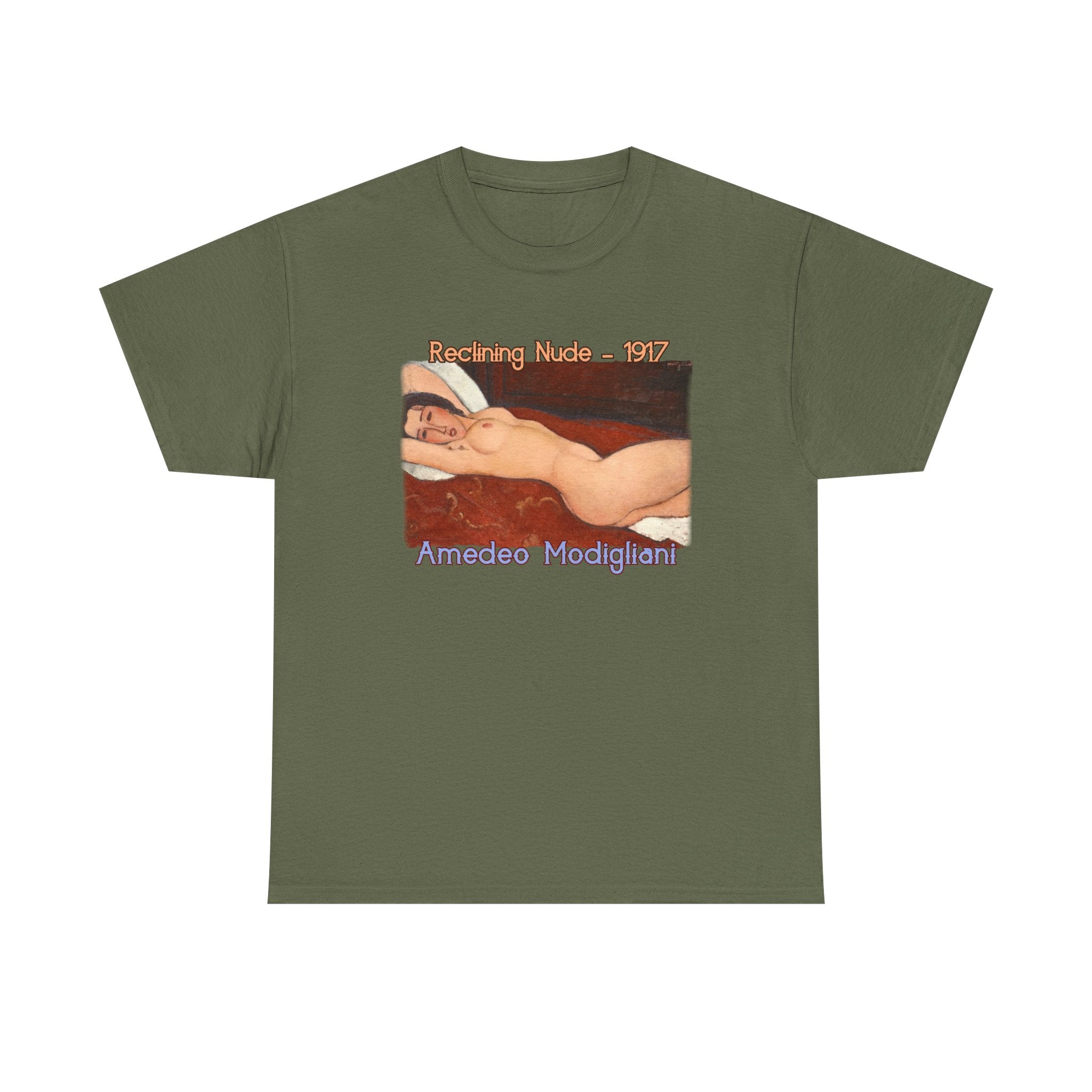Amedeo Modigliani "Nude" Art print on 100% cotton T shirt
