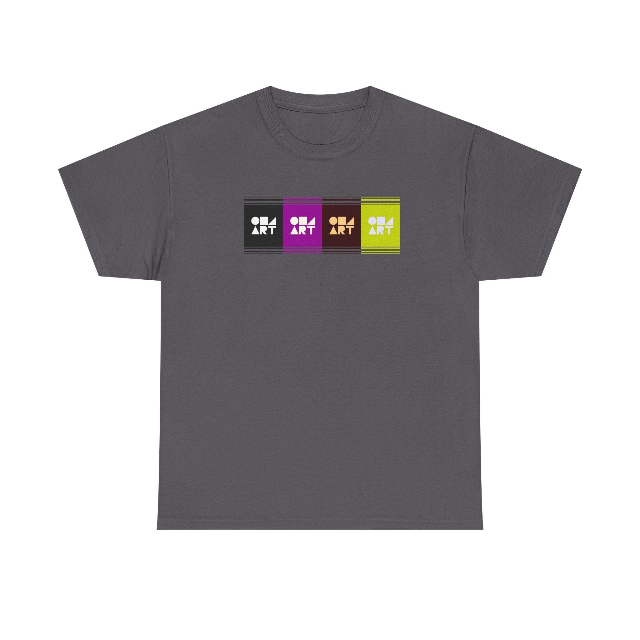 Retro Pop Graphic Tshirt saying ART on 100% soft cotton .
