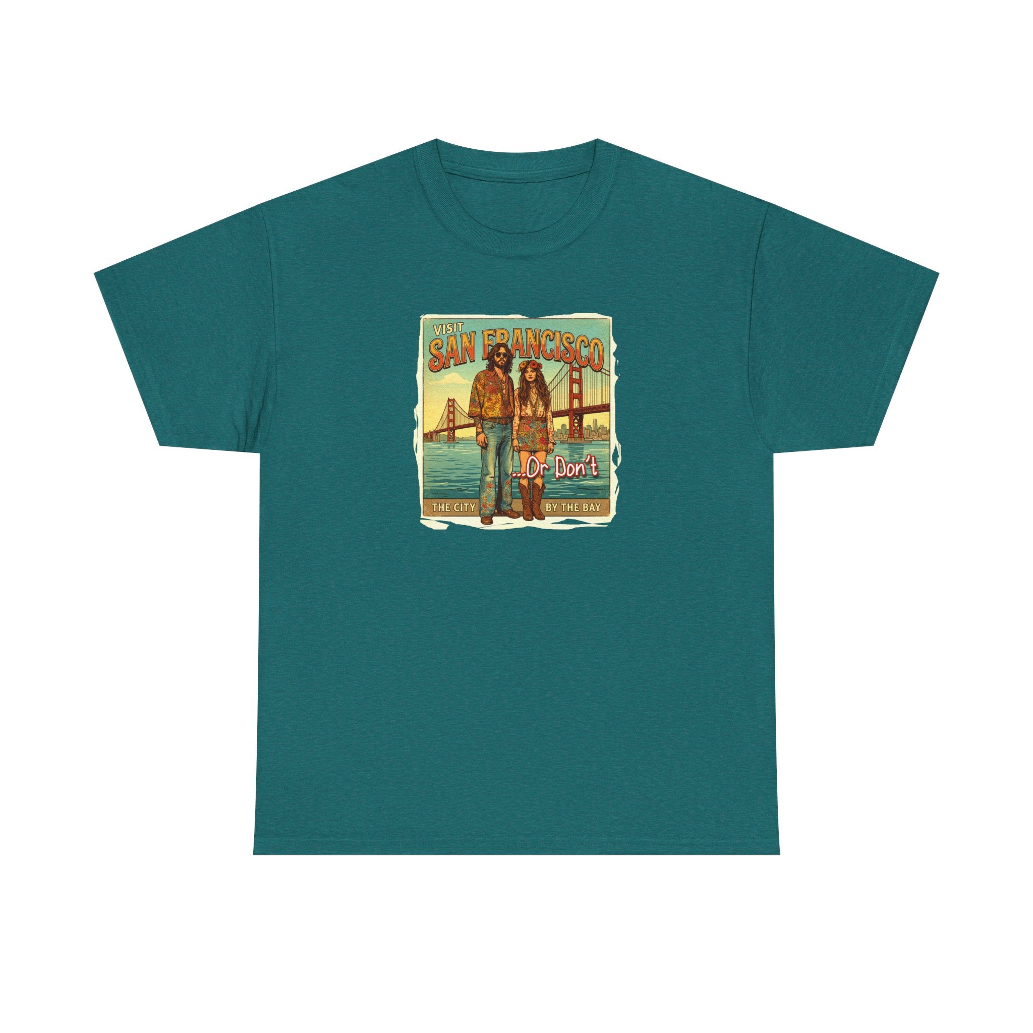 Vintage 'Visit San Francisco' 'Or Don't"  on medium weight 100% cotton T Shirt.