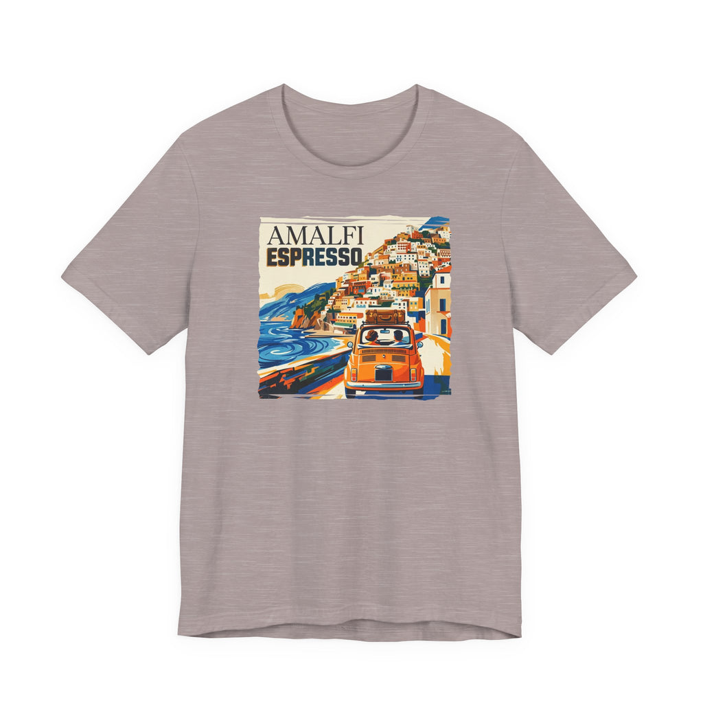 'Amalfi' pop poster Art print on Unisex 100 % cotton Jersey Short Sleeve unisex Tee