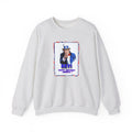 Uncle Sam "Hey! Happy Birthday America!" on medium heavy blend Crewneck Sweatshirt